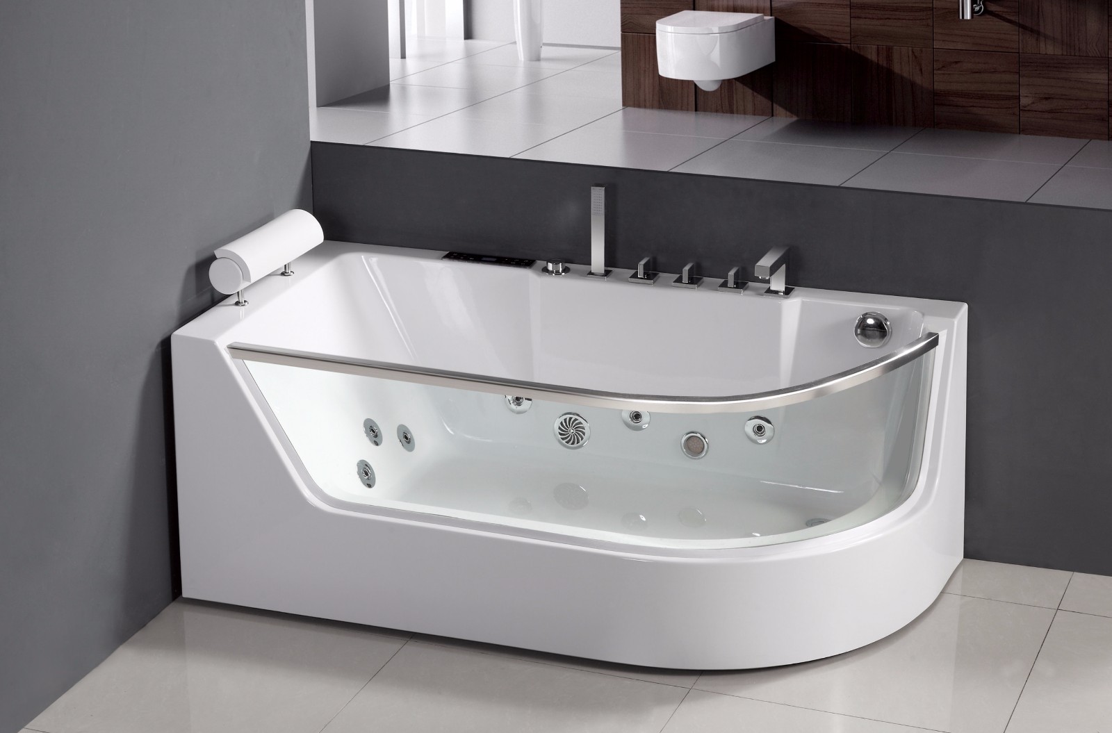 C-402-YT C-403-YT  Corner Acrylic Glass Jetted Hot Sale Tub Bathroom Bathtub with Pillow.jpg