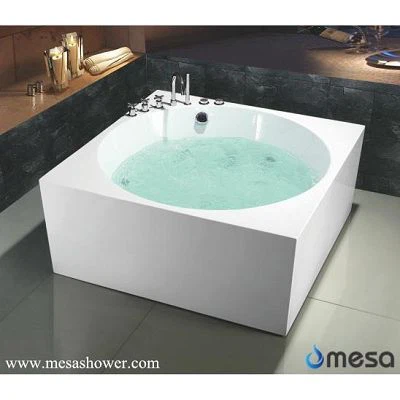 2017 Neue Design-Produkt-Eck-Installation Acryl-Whirlpool-Hydro-Massage-Badewanne mit 10 Jahren Garantie