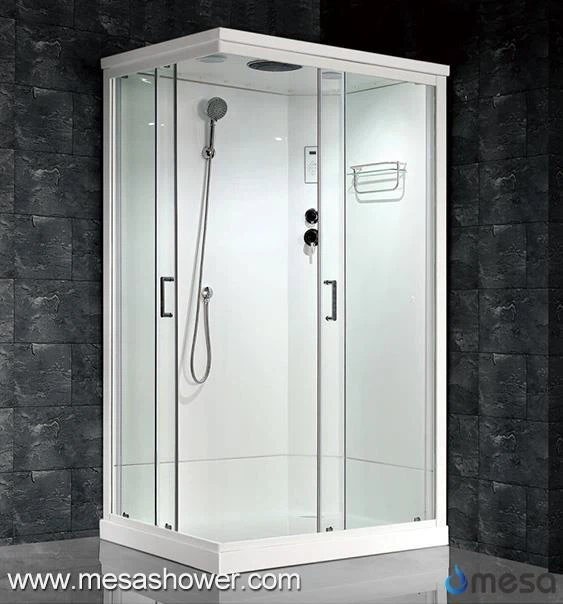 Rectangular Corning Opening Schiebe Dampf Duschkabine Raum