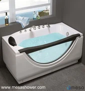 Große Deep Rectangular Whirlpool Massage Soaking Tub