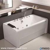 Rectangular Corner Luxus Acryl Fiberglas Whirlpool Massage Jetted Große Hot Tub Günstige Preis Badezimmer Badewanne zum Verkauf