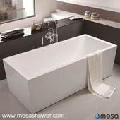 Hot Modern Simple Design Rechteckige Freistehende Badewanne