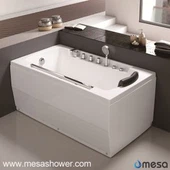 Einfache Entwurfs-Ecksektor-Acrylbadezimmer-heiße Verkaufs-Wanne für preiswerten Preis