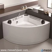 2017 Eckrundsitz Zwei 2 Personen Acryl Whirlpool Luxus Massage Badezimmer Badewanne