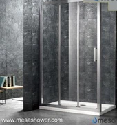 Rechteckige Ecke Frameless Scharnier Duschkabine mit günstigen Preis