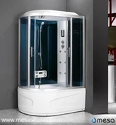 Dusche einweichen Badewanne Combo Stall mit Platz für alte Menschen