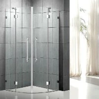Moderne Design-Sektor-Form-Frameless Duscheinschließung