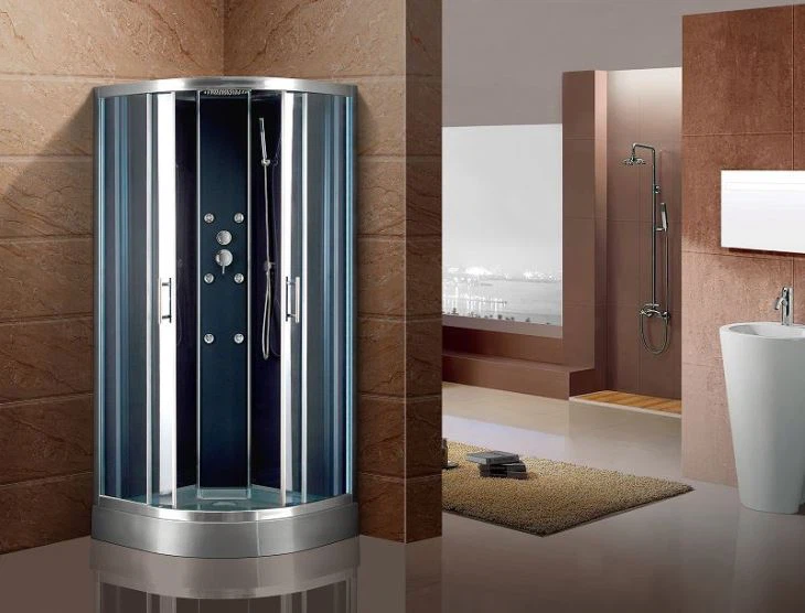 Duschkabine aus gehärtetem Glas