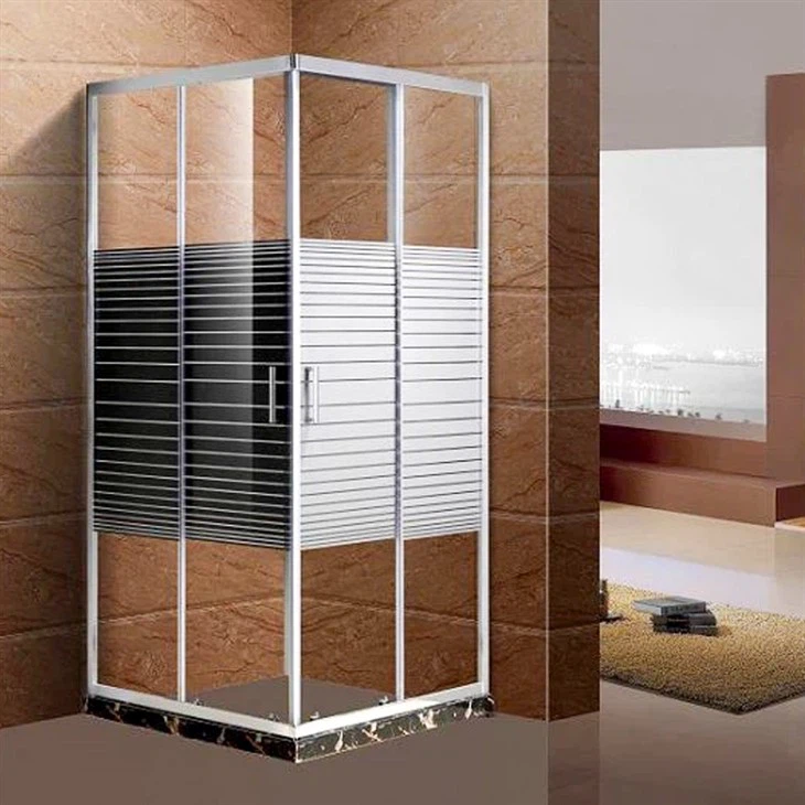 Gerahmte Badewanne Duschkabine