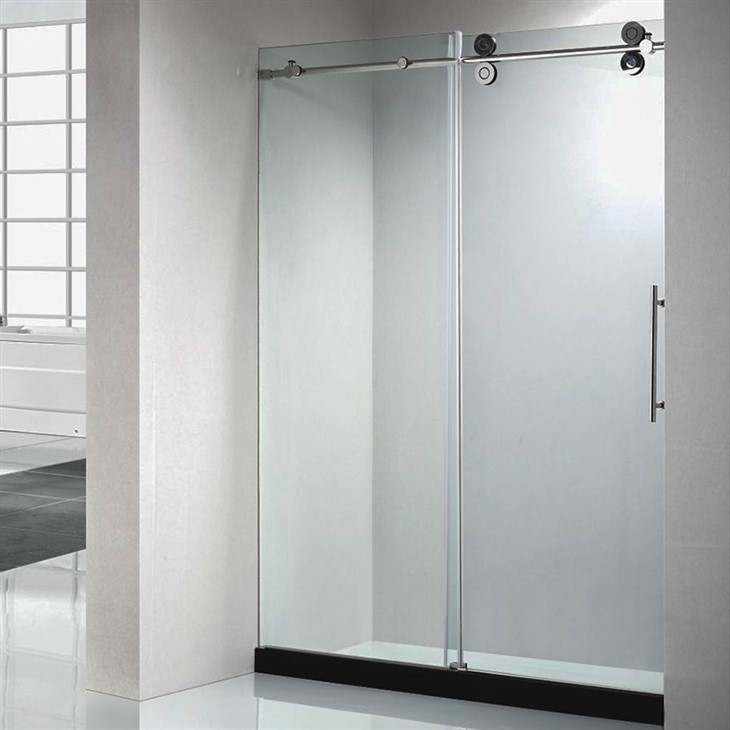 Hochglanz-Aluminium-rahmenloser heißer Verkaufs-schiebender Dusche-Einschließung für schnelle Anlieferung